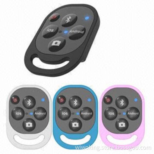 Bluetooth Remote Controls, Self-timer for iPhone and Samsung Smartphones, Built-in Lithium Battery